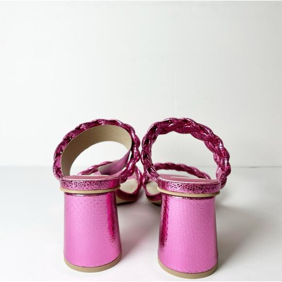 DOLCE VITA PAILEY RHINESTONE MAGENTA PINK SHINY WOMEN HEELS SIZE 8 NEW WITH BOX - Picture 3 of 6